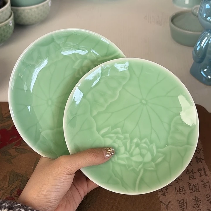 龙泉云间青瓷小米茶器