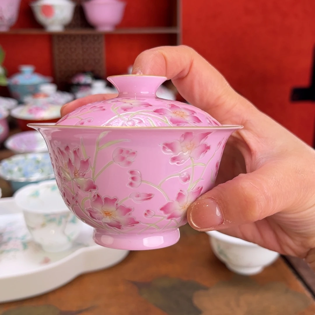 景德镇纯手绘陶瓷茶具