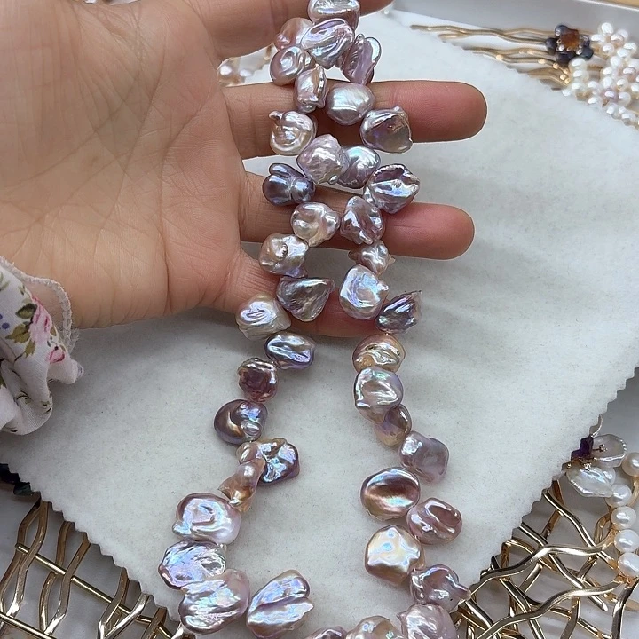 淡水珍珠珍珠银S925镶嵌田**歌