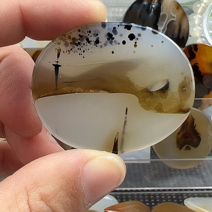 玛瑙/玉髓未镶嵌颈饰