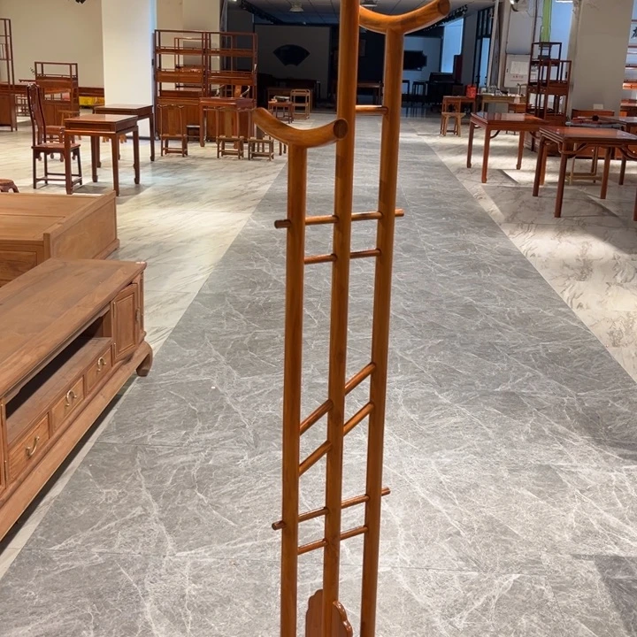 紫檀木类书柜华*缅甸花梨木衣架