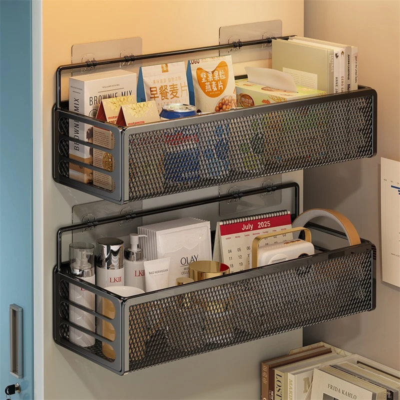 过早墙上置物架宿舍好物学生寝室床上床头免打孔墙面壁挂收纳神器