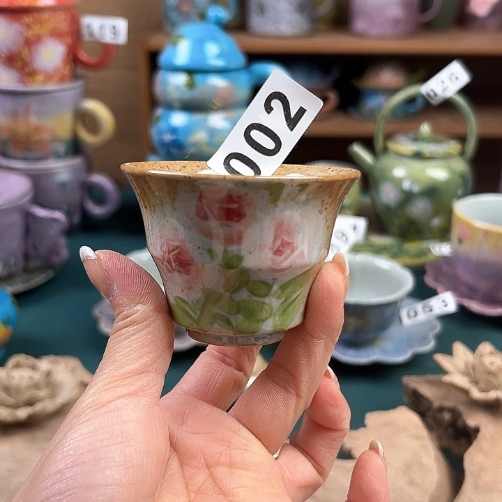 杯景德镇陶瓷手绘作品002