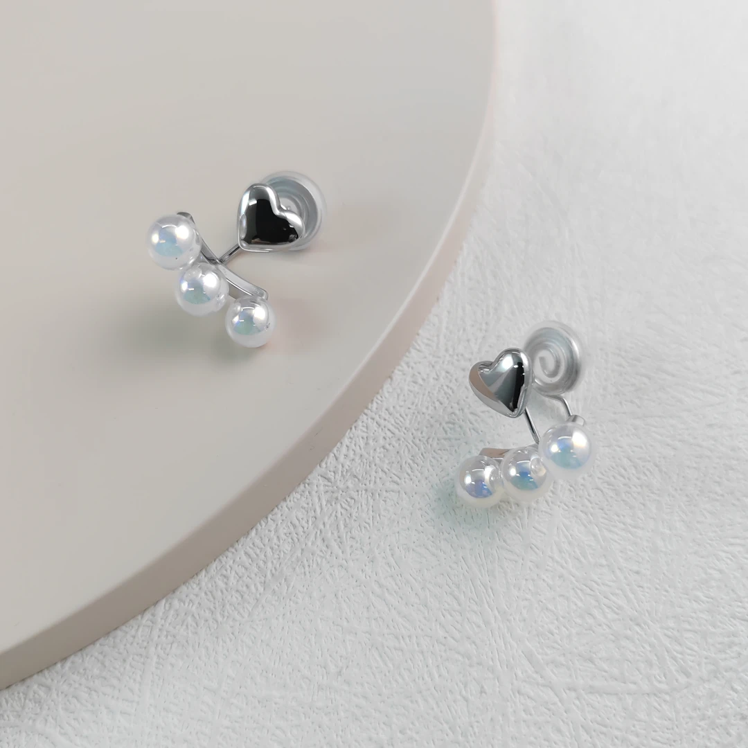 XUPING/旭平首饰 不锈钢仿珍珠耳饰 春季焕新耳夹 GDY T001079311