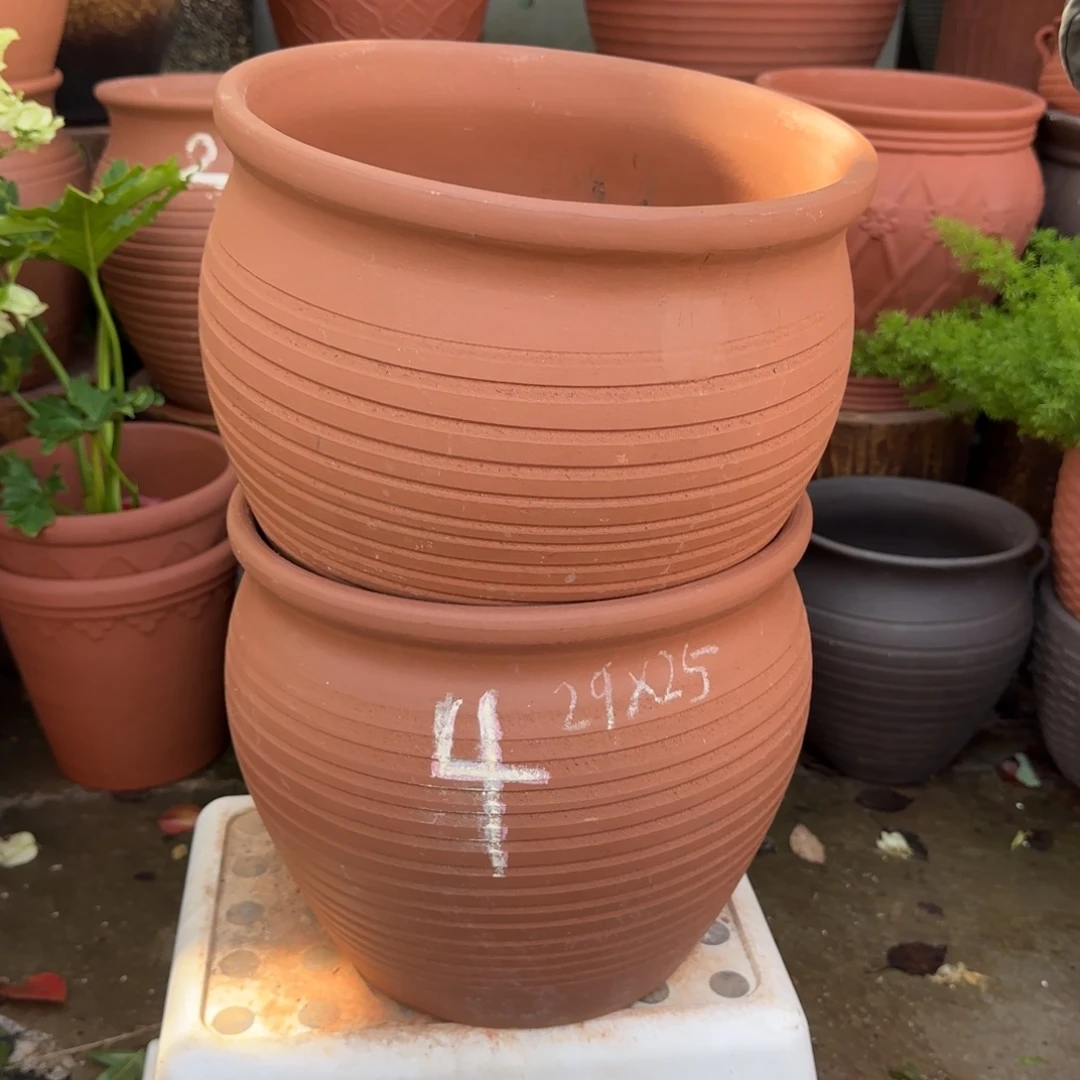 紫砂花盆口29高25宜兴紫砂