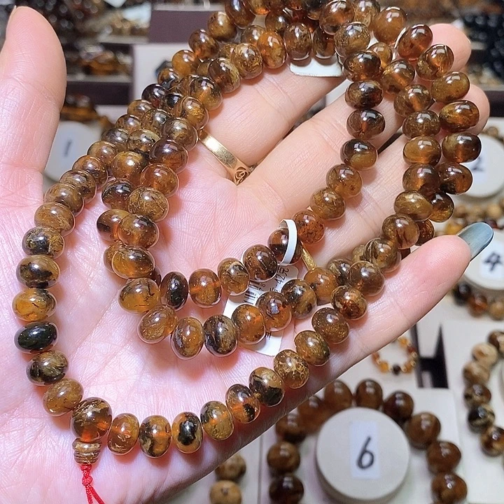 琥珀未镶嵌裸石蜜蜡9m