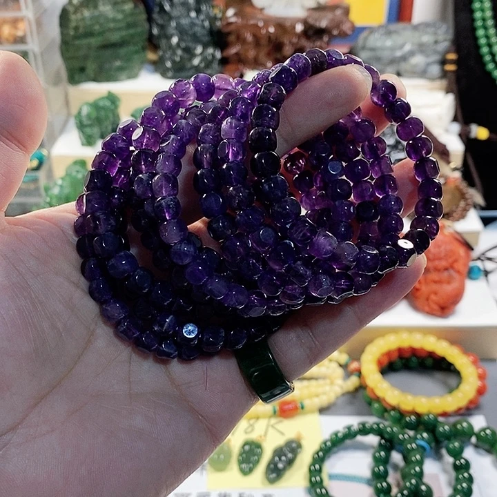 紫晶手链未镶嵌1号