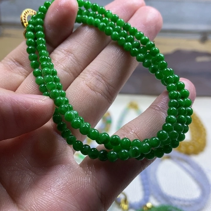 定制翡翠未镶嵌缅甸翡翠A货卡3.8