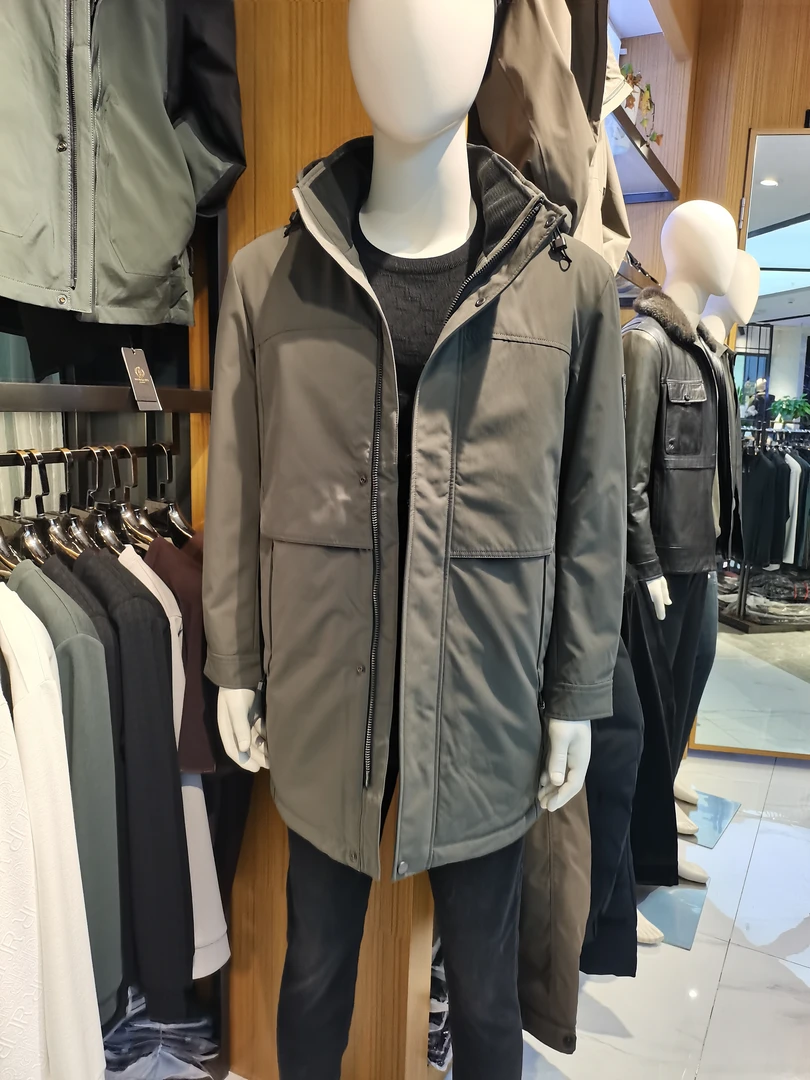 中长款羽绒服休闲连帽