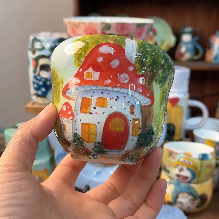 陶景德镇釉下手绘陶瓷