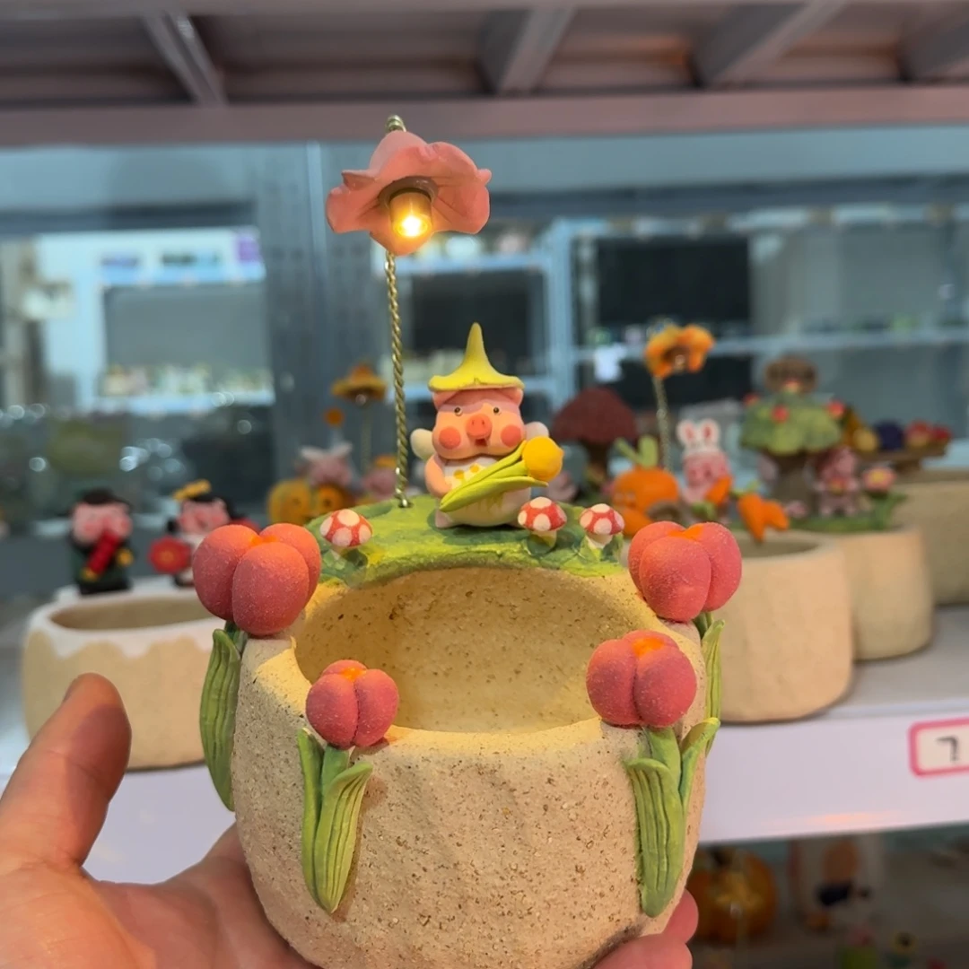 厂家直销手工花盆摆件