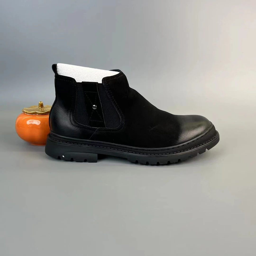 932027男士头层牛皮休闲时尚百搭英伦风Y-LW-21