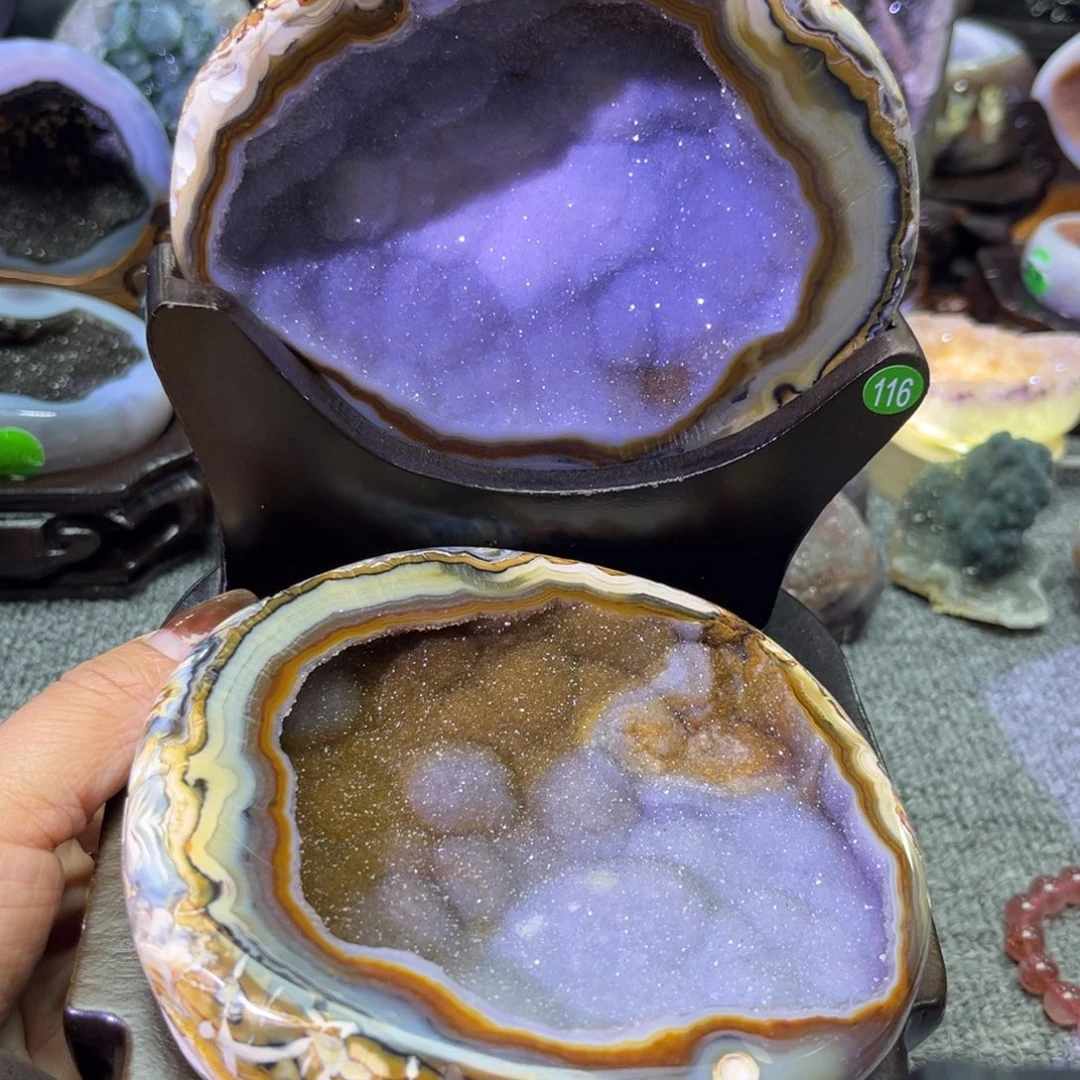 未镶嵌摆件紫晶水晶