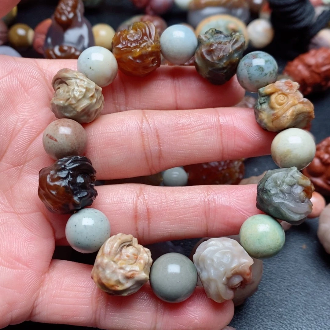 未镶嵌手串玛瑙/玉髓