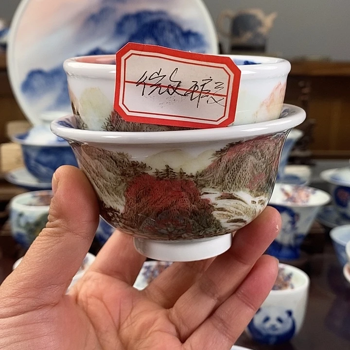 杯云*动景德镇手工手绘陶瓷，高亮兴老师作品