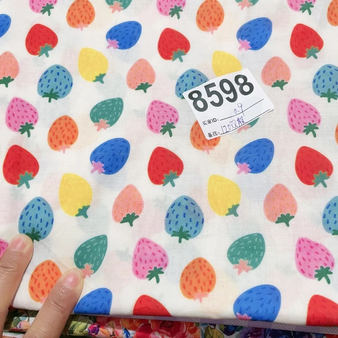 0.9米价纯棉府绸1.4米宽果子布艺小块