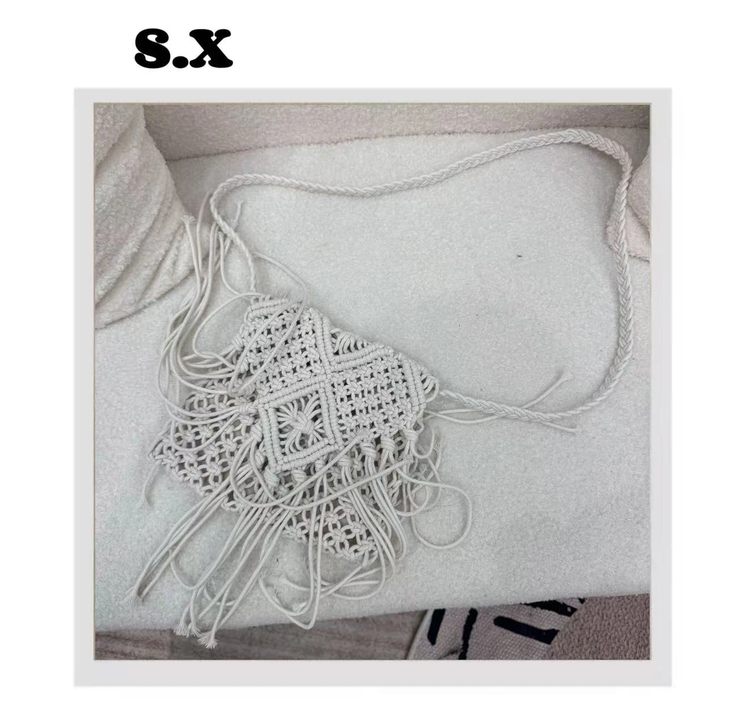 S.X 2025春夏新款 手工编织包包