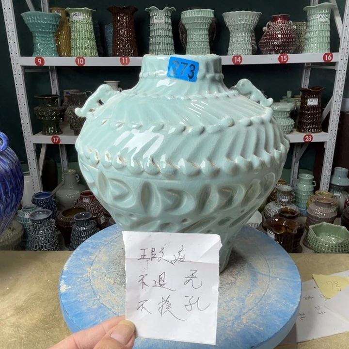 陶景德镇陶瓷花盆花器273