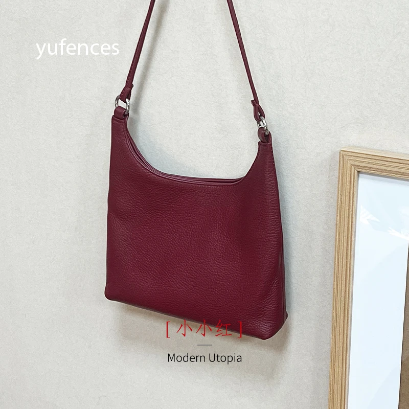 YuFences/与樊 · 轻版捡漏 小小红 头层牛皮小巧时尚真皮高定包
