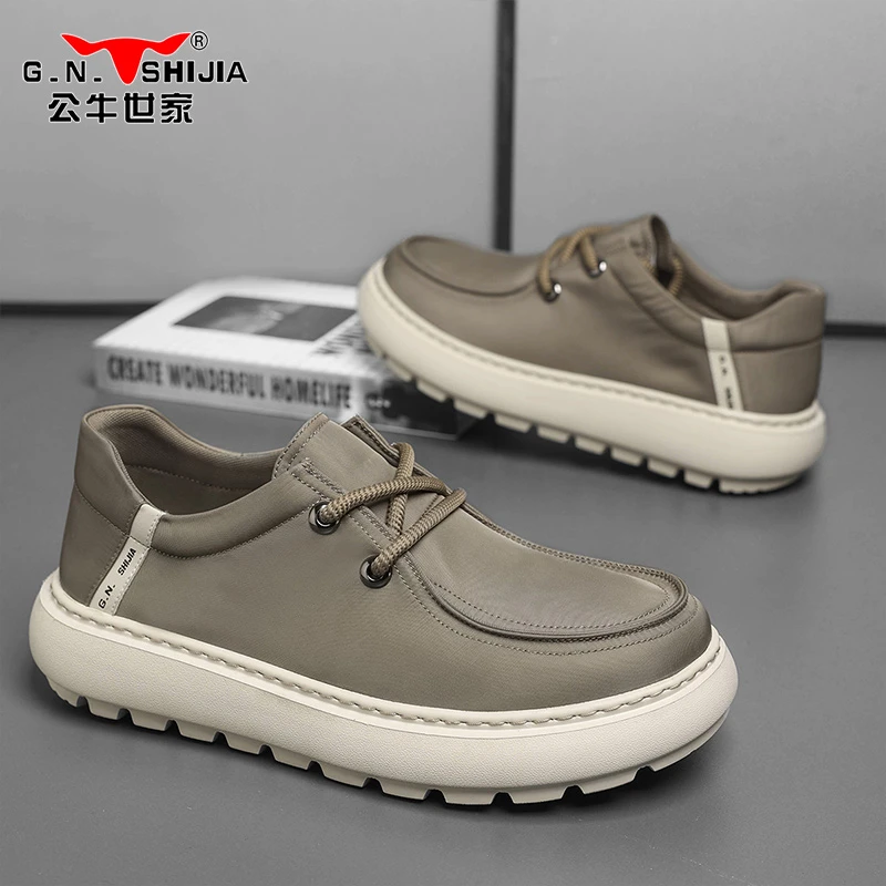 公牛世家鞋子男款男鞋夏季透气薄款布鞋男士软底轻便防臭休闲板鞋