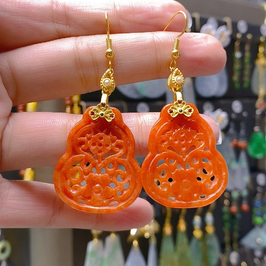 未镶嵌翡翠耳饰翡翠