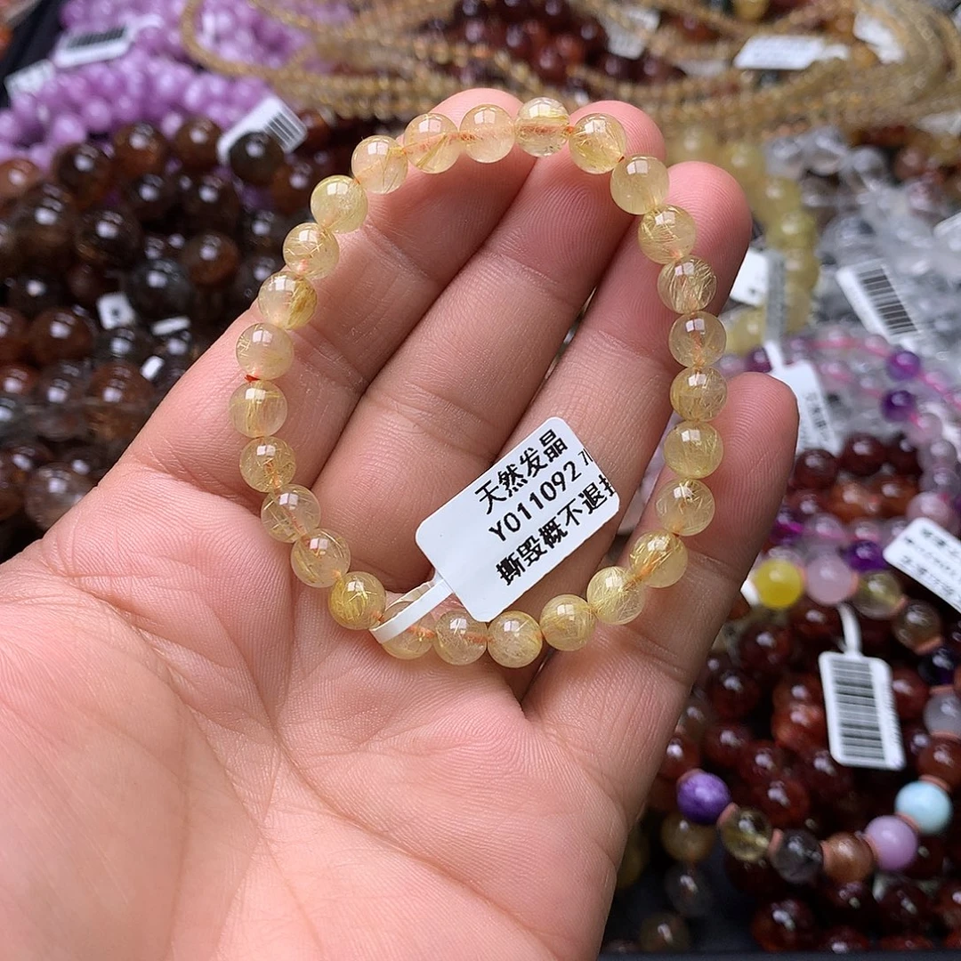 未镶嵌手链水晶，，