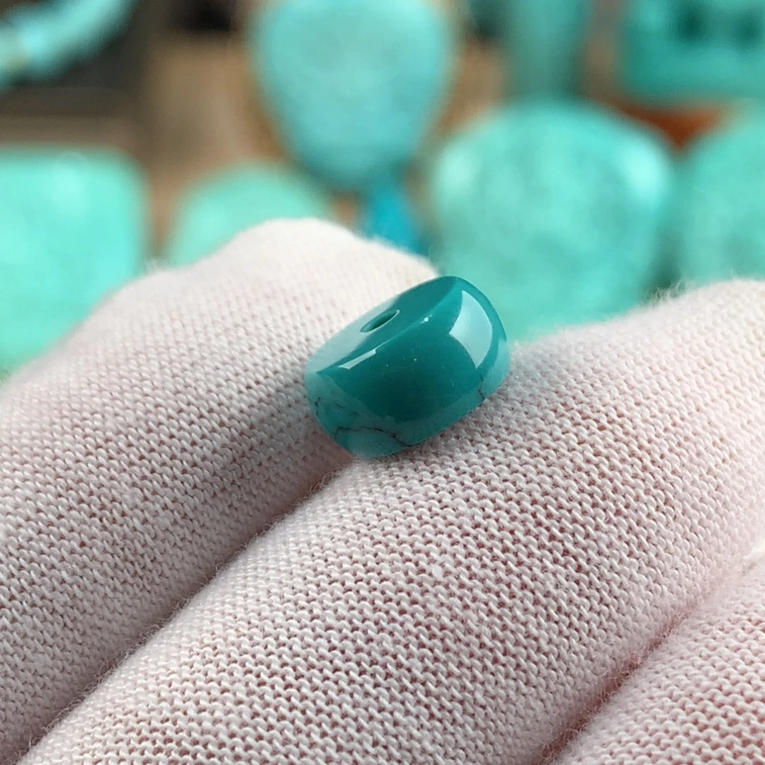 对***.绿松石未镶嵌直切卡10.1