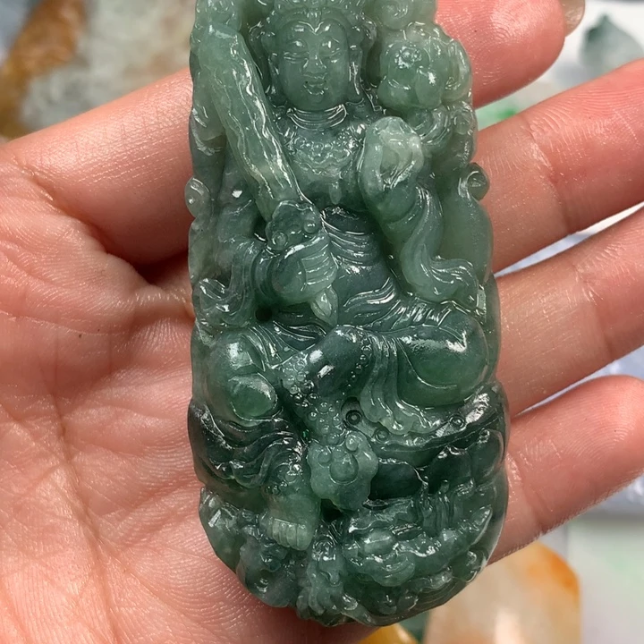 牛***D定制翡翠未镶嵌翡翠