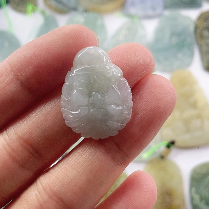 颈饰未镶嵌翡翠天然翡翠