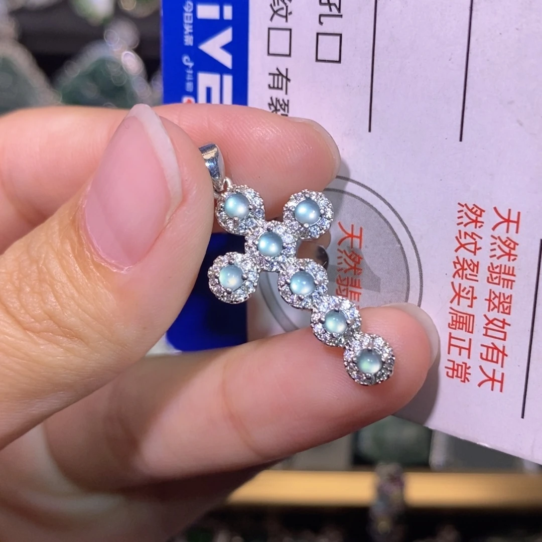 翡翠未镶嵌颈饰天然