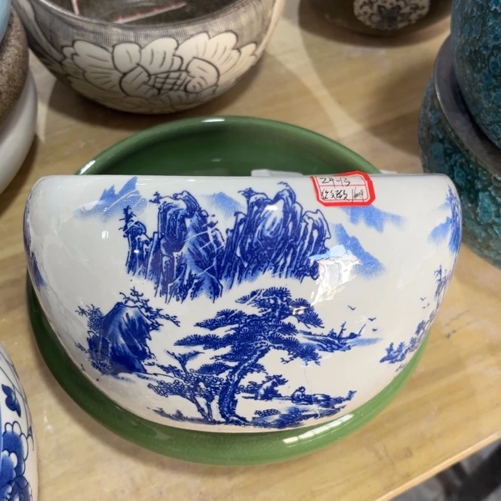 青花口径24高度13