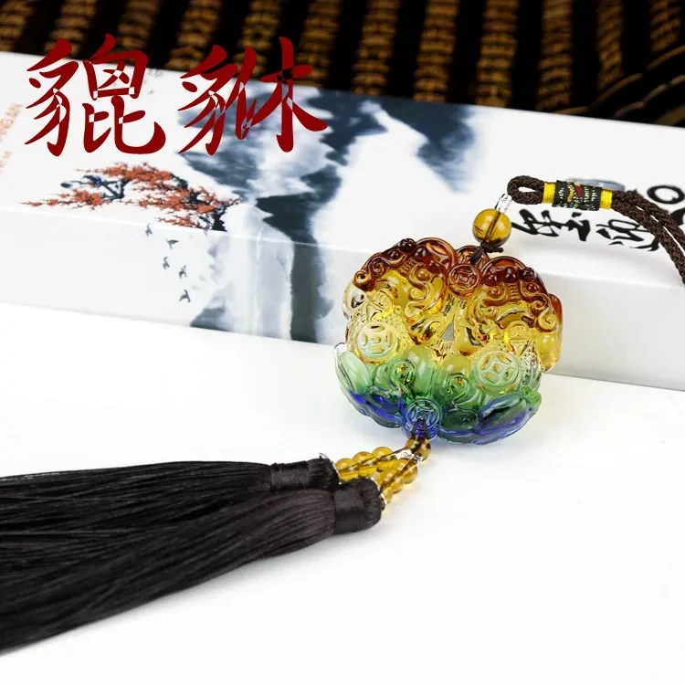 S汽车挂件车内吊饰高档保平安符貔貅车挂饰车载后视镜车子饰男女
