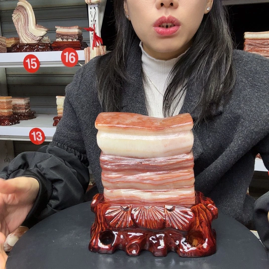 石材广西天然猪肉石头