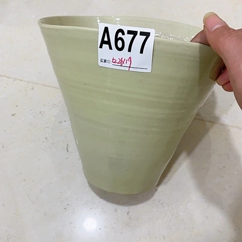 红陶景德镇陶瓷花盆手工-无孔