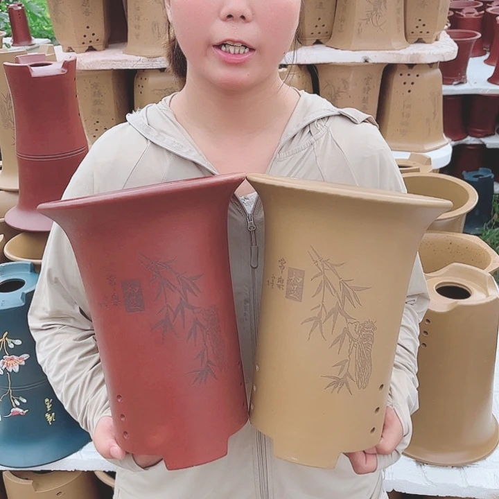 紫砂花盆宜兴紫砂精品花盆