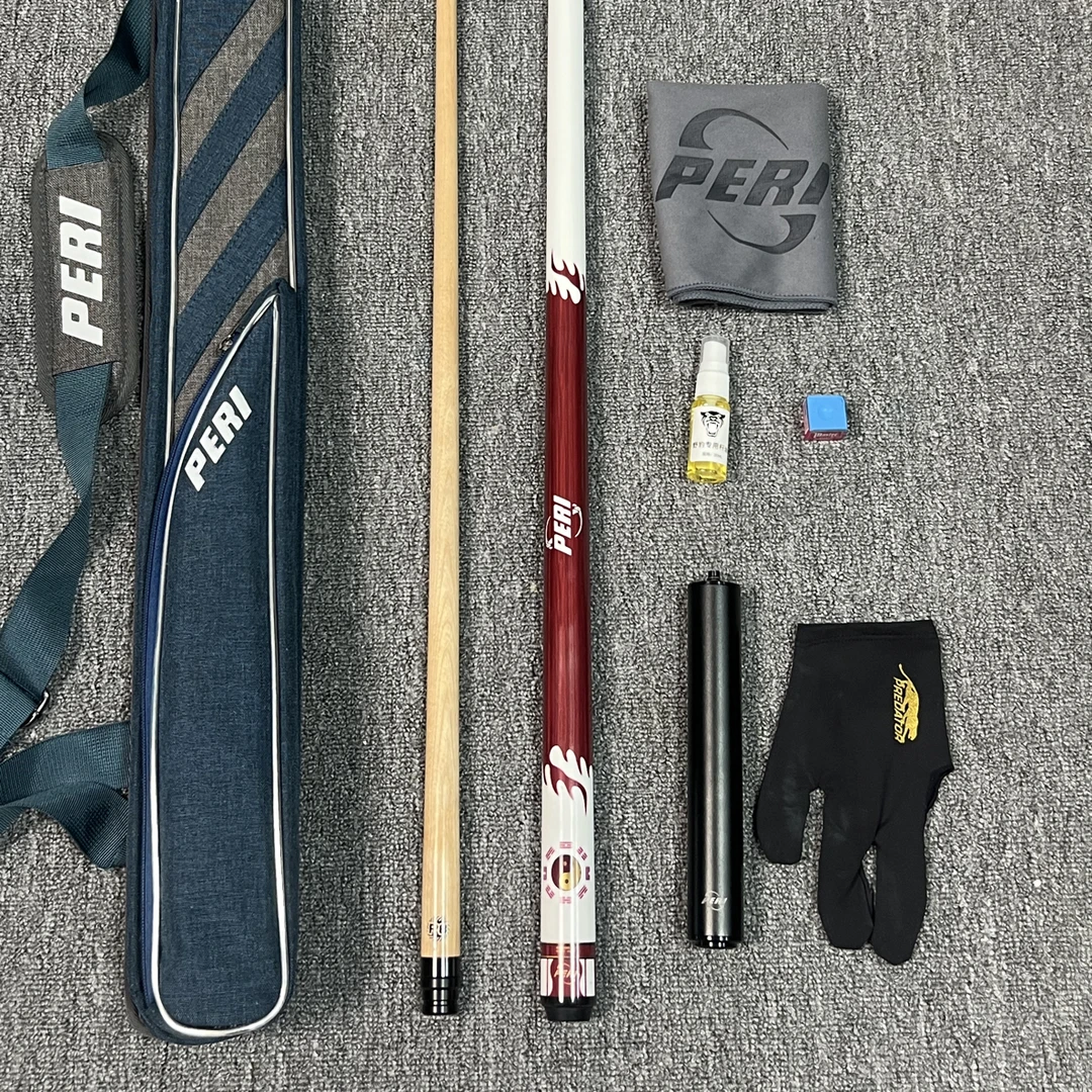 PER皮尔系列太极水火分体大头一比球杆中式P8枫木台球杆中头