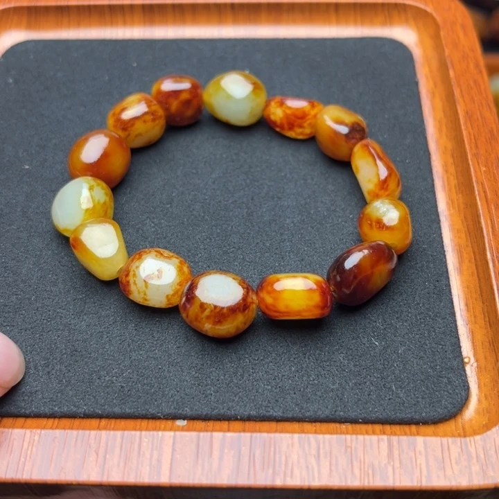 和田玉未镶嵌手链