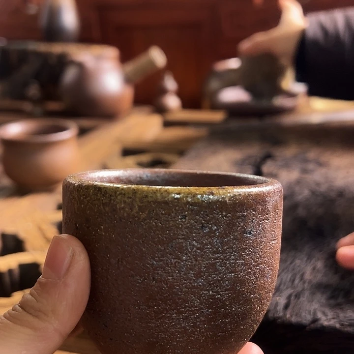 杯云南崔家龙窑高温柴烧140cc