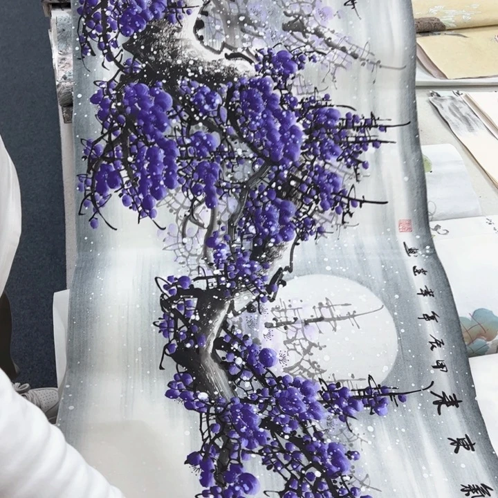 国画纯手绘作品欣赏图