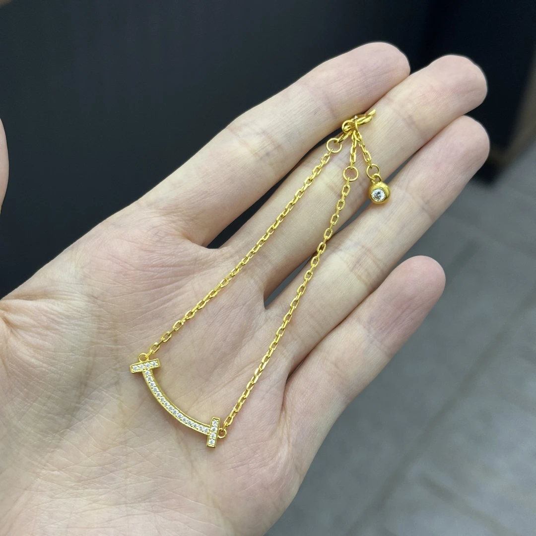 点钻微笑手链 足金999