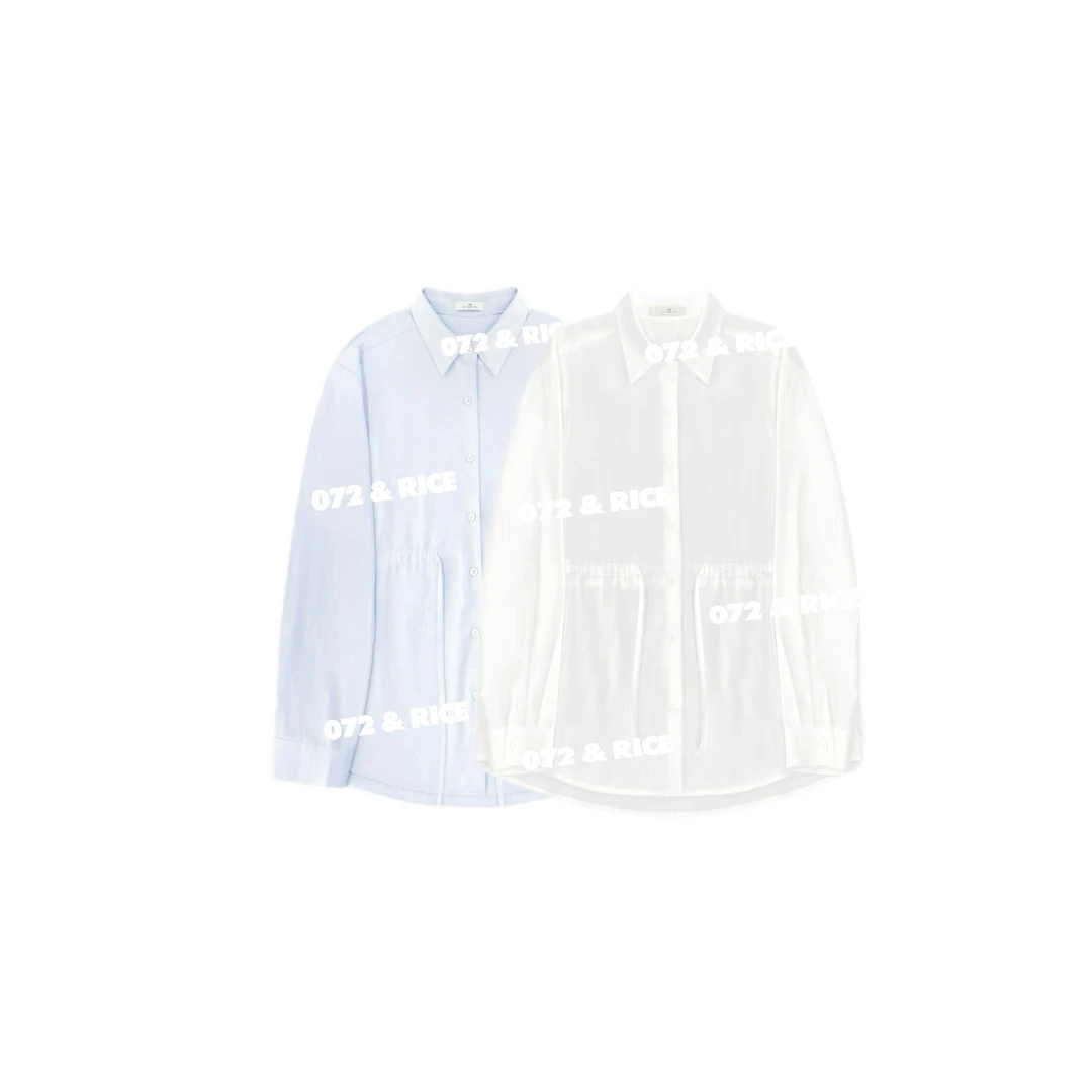 072 & RICE【米兰达】夏季休闲单排扣长袖衬衫 32NB338Z FF