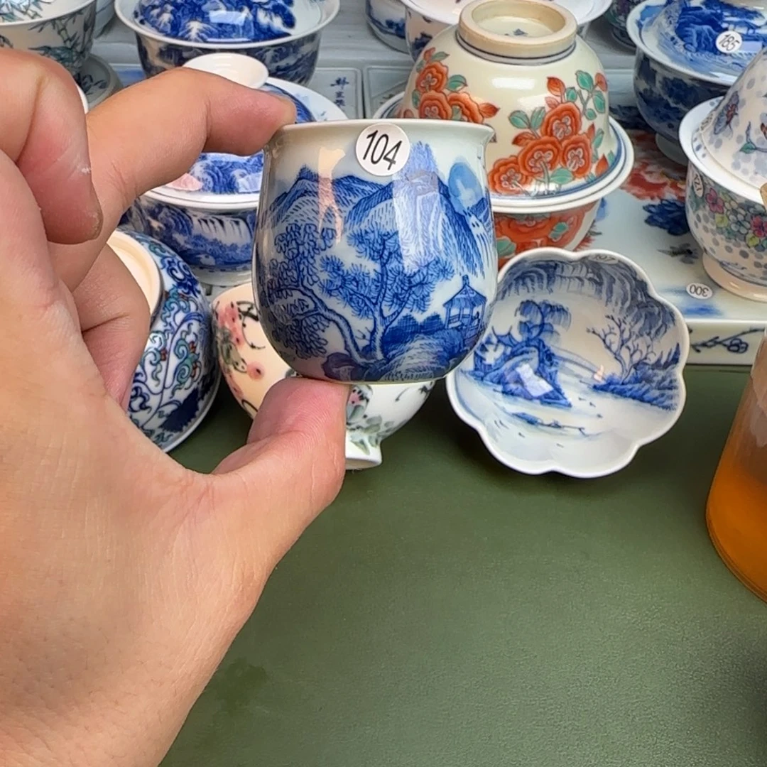 彦祖纯手工手绘茶具104