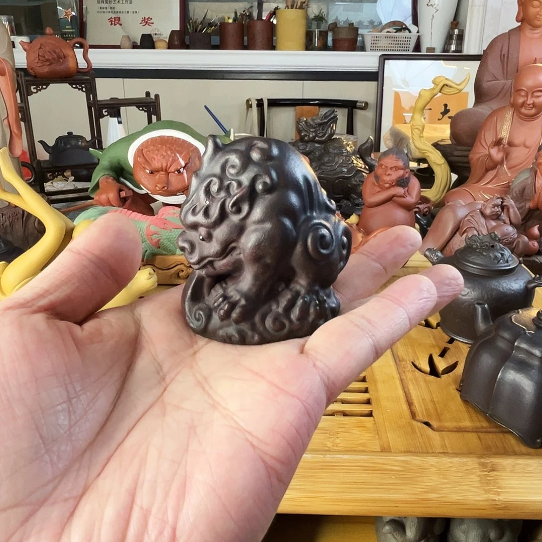 紫砂茶宠吸水兽茶宠