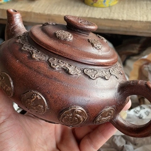 茶壶紫砂紫砂手工壶便宜漏抢