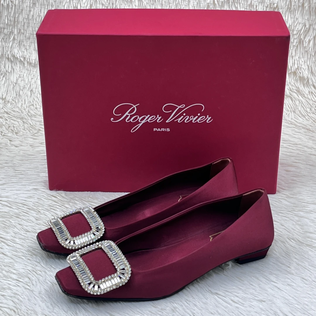 99新 Roger Vivier/罗杰·维威耶 水钻单鞋 35码 公价1.6w c0226