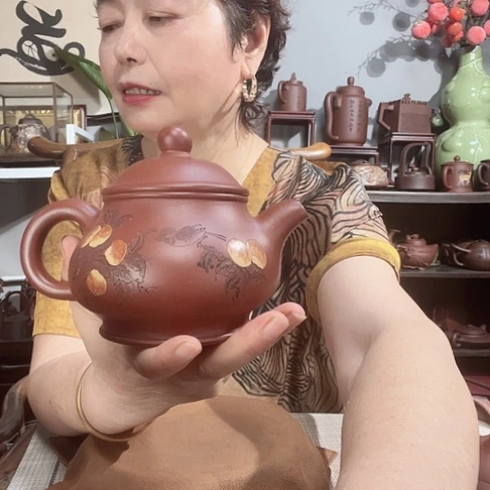 用***6茶壶紫砂原矿紫砂壶