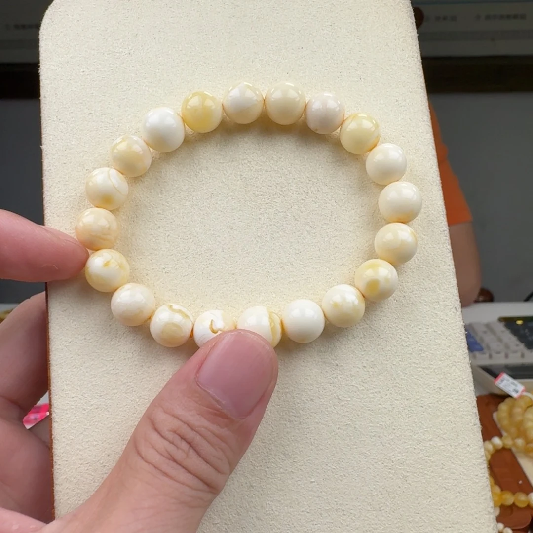 琥珀未镶嵌手链蜜蜡手串