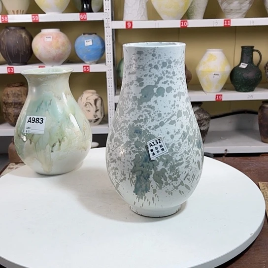 瓶美***?陶瓷花瓶摆件摆件摆件。132