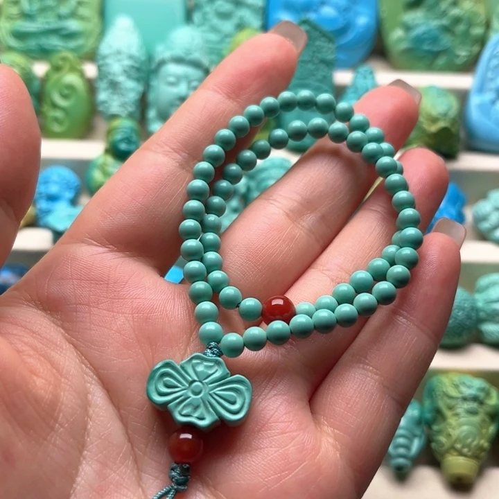 精工雕刻小花朵手工diy手机挂