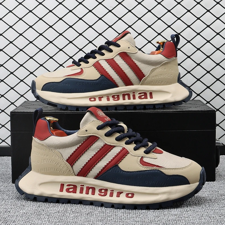 阿甘鞋男2024年秋季新款男士厚底轻便保暖运动休闲鞋时尚潮流潮鞋